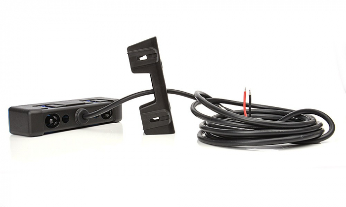 Lampa avertizare stroboscop LED albastru 12v-24v [5]