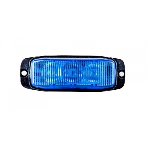 Lampa avertizare stroboscop 3LED albastru [3]