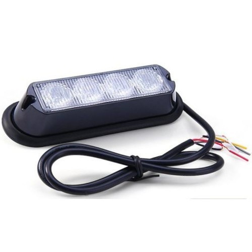 Lampa avertizare stroboscop 4LED portocaliu [3]