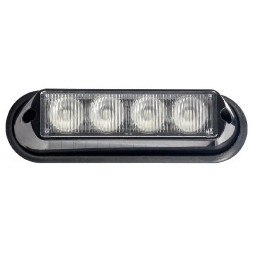 Lampa avertizare stroboscop 4LED portocaliu [2]