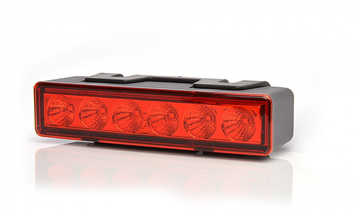 Lampa avertizare stroboscop LED rosu 12v-24v [2]