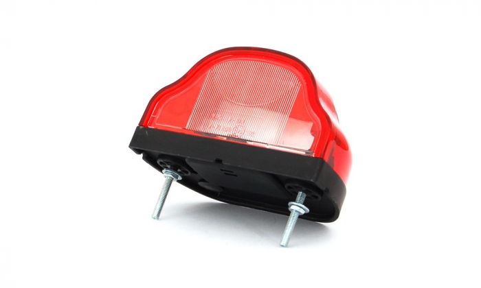 Lampa numar circulatie cu bec rosu 12v-24v [2]