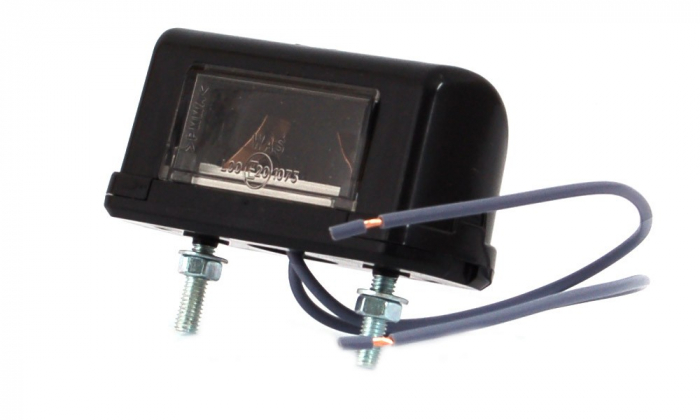 Lampa numar circulatie mic cu bec 12V-24V [2]
