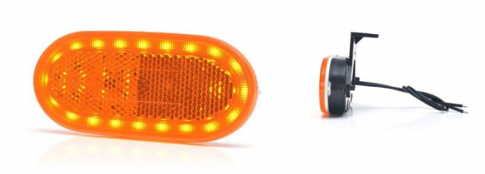 Lampa pozitie 20LED clips2 ORANGE 12-24V [3]