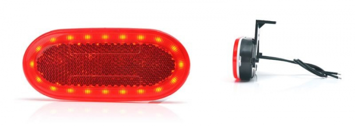 Lampa pozitie 20LED clips2 RED 12-24V [4]