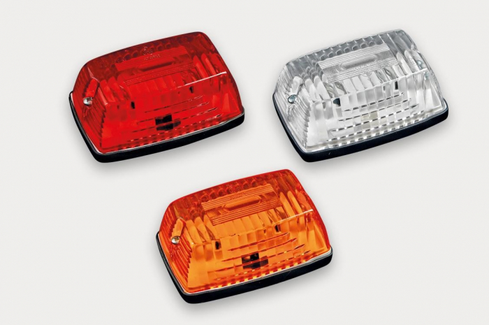 Lampa pozitie dreptunghiular cu bec alb 12v-24v [3]