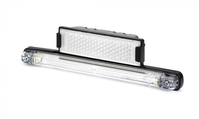 Lampa pozitie fata cu reflectorizant WHITE 12V-24V [2]