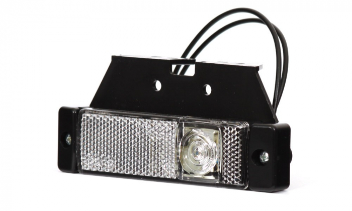 Lampa pozitie fata LED W45 12V-24V suport [2]