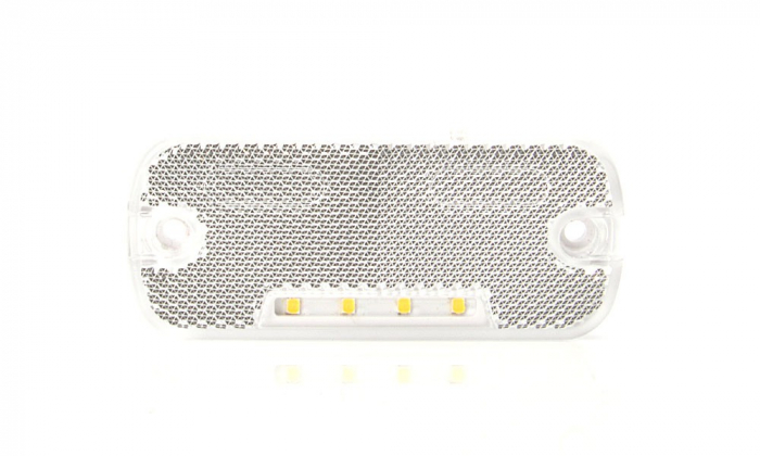 Lampa pozitie fata oval alb 4LED 12-24V [2]