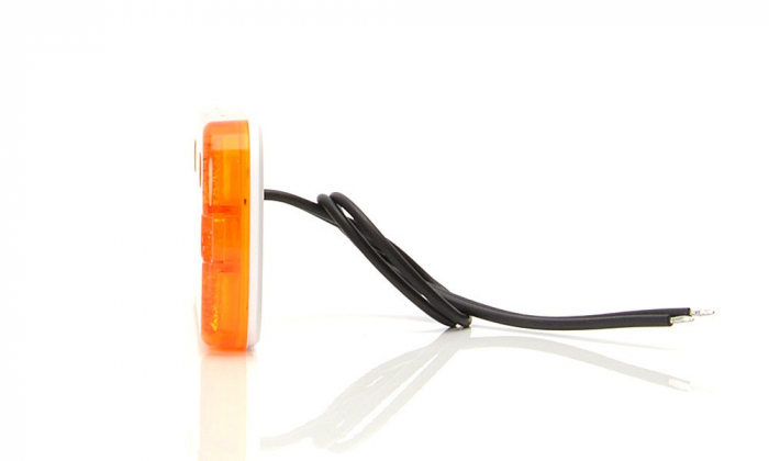 Lampa pozitie fata oval portocaliu 4LED 12-24V [3]