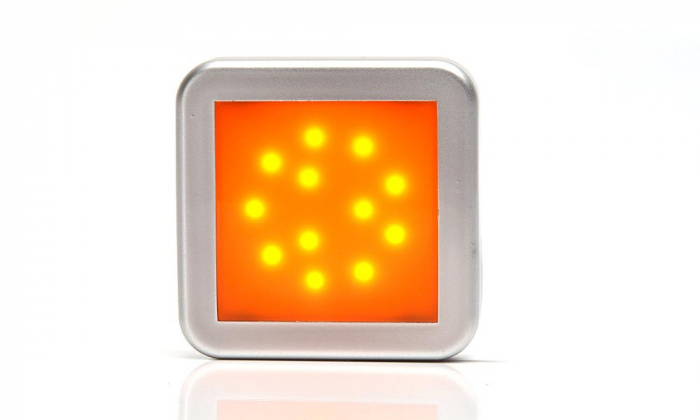 Lampa pozitie laterala 12LED mat 12v-24v [3]