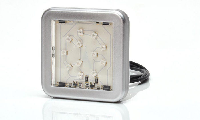 Lampa pozitie laterala 12LED patrat 12v-24v [4]