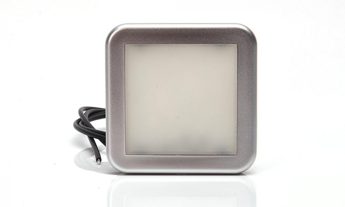 Lampa pozitie laterala 12LED patrat mat 12v-24v [5]