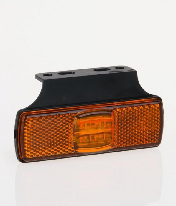 Lampa pozitie laterala cu LED FT 12V-24V cu suport [2]
