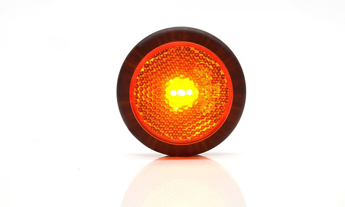 Lampa pozitie laterala LED ORANGE 12V-24V [2]