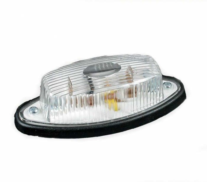 Lampa pozitie ovala cu bec alb-rosu 12v-24v [2]