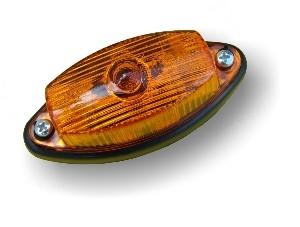 Lampa pozitie ovala cu bec portocaliu 12v-24v [3]