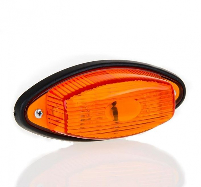 Lampa pozitie ovala cu bec portocaliu 12v-24v [2]