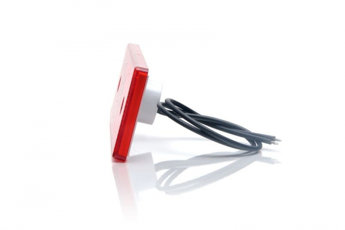 Lampa pozitie RECT1 LED RED 12-24V [5]