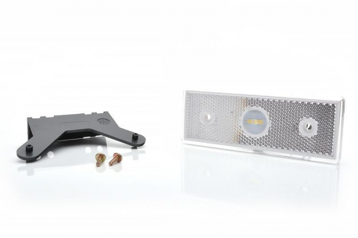 Lampa pozitie RECT1 LED WHITE 12-24V [8]