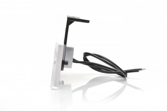 Lampa pozitie RECT1 LED WHITE 12-24V [6]