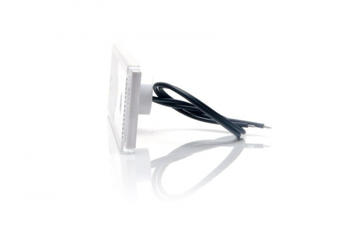 Lampa pozitie RECT1 LED WHITE 12-24V [3]