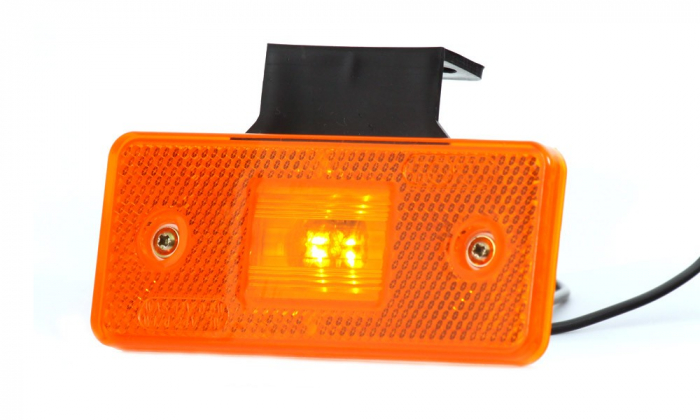Lampa pozitie semiremorca laterala LED cu suport [4]