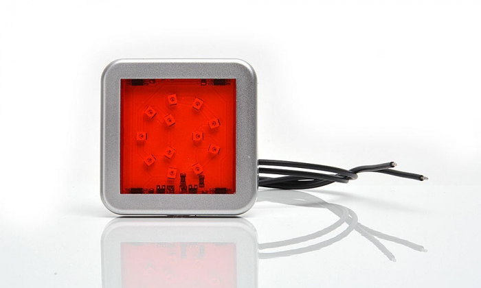 Lampa pozitie spate 12LED patrat 12v-24v [4]
