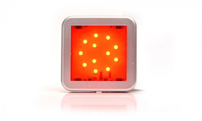 Lampa pozitie spate 12LED patrat 12v-24v [3]