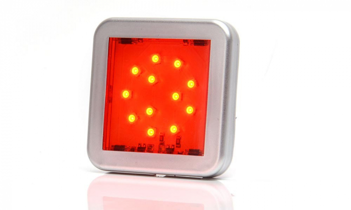 Lampa pozitie spate 12LED patrat 12v-24v [2]