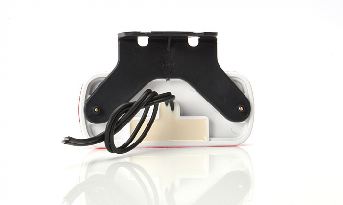 Lampa pozitie spate oval rosu 4LED 12-24V [3]