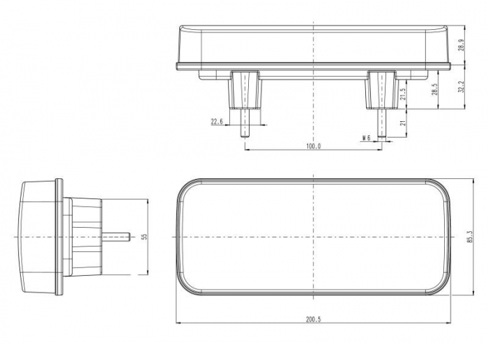 Lampa remorca LED NEON 5F [7]