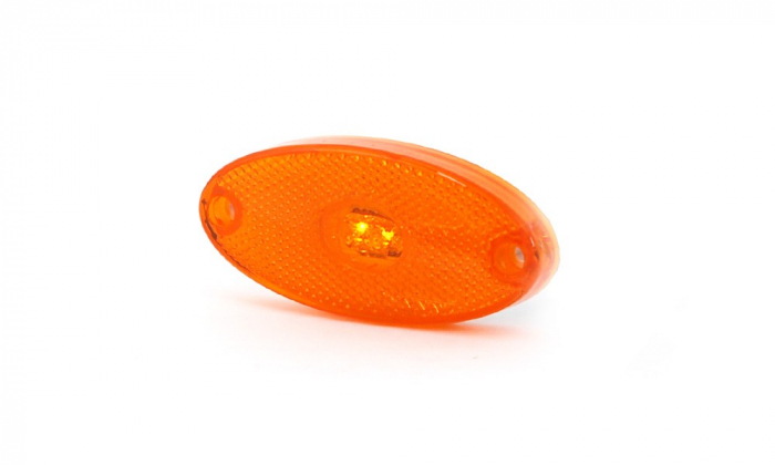Lampa semiremorca ovala laterala 2LED 12V-24V [2]