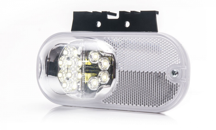 Lampa semiremorca pozitie fata cu LED curved 12V-24V [2]