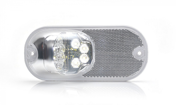 Lampa semiremorca pozitie fata cu LED curved 12V-24V [4]
