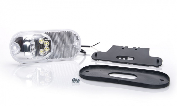 Lampa semiremorca pozitie fata cu LED curved 12V-24V [3]