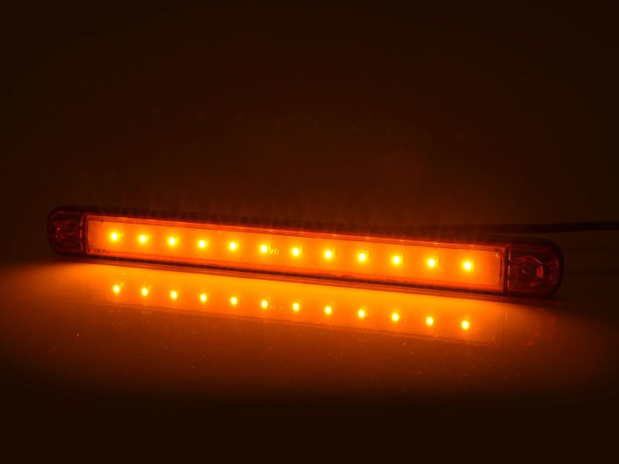 Lampa semnalizare 12LED FLAT 12V-24V Dinamic [6]