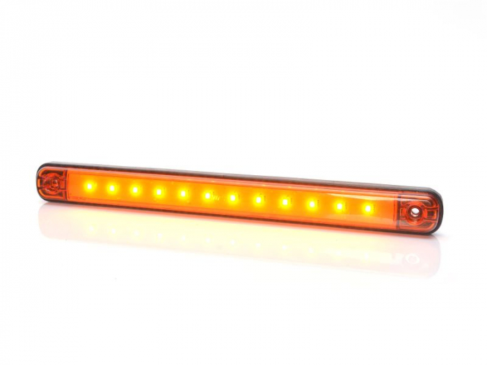 Lampa semnalizare 12LED FLAT 12V-24V Dinamic [2]