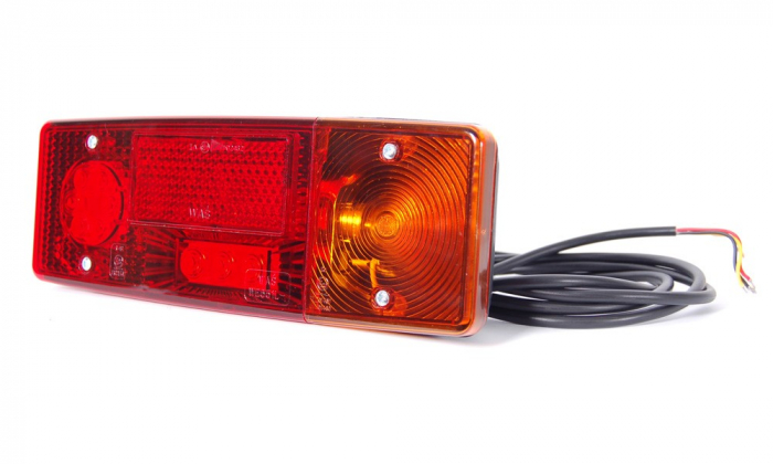 Lampa spate dreptunghiulara combinata LED si bec [3]