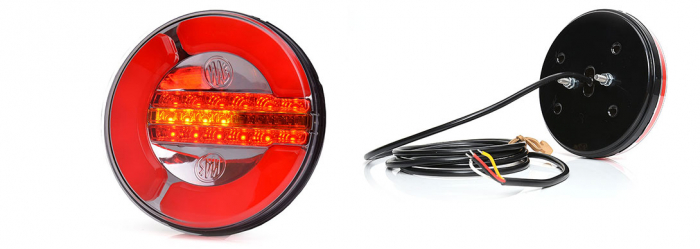 Lampa spate rotunda cu LED N 12V-24V [2]