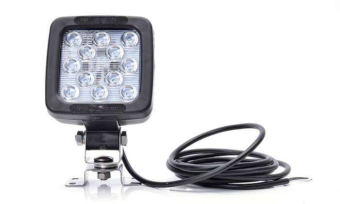 Lampa utilaje de lucru patrat 12LED 12v-24v [2]
