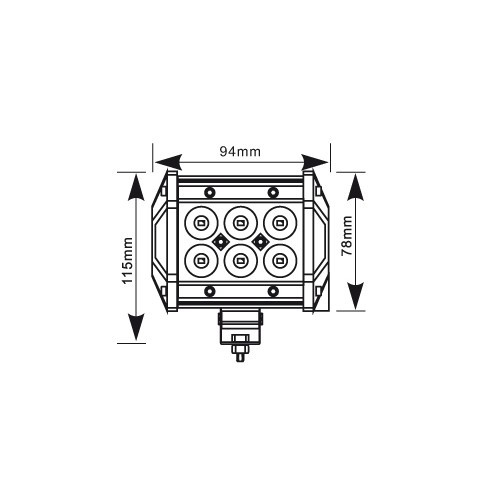 Proiector ledbar camuflaj 6LED 12V-24V - Copie [2]
