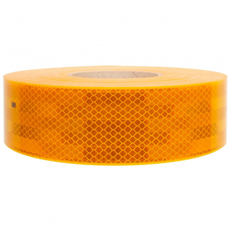 Dispozitive reflectorizante - Banda reflectorizanta 3M 983 galben la metru