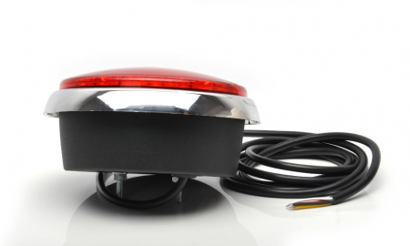 Inel decorativ crom pentru lampa rotunda flat [3]