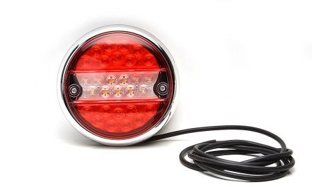 Inel decorativ crom pentru lampa rotunda flat [2]