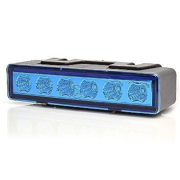 Lampi avertizoare cu LED - Lampa avertizare stroboscop LED albastru 12v-24v