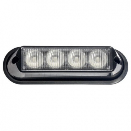 Lampa avertizare stroboscop 4LED portocaliu [1]