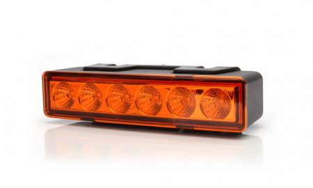 Lampa avertizare stroboscop LED portocaliu 12v-24v [1]