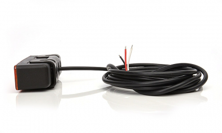 Lampa avertizare stroboscop LED portocaliu 12v-24v [3]