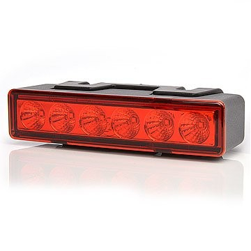 Lampi avertizoare cu LED - Lampa avertizare stroboscop LED rosu 12v-24v